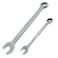 HARSKIYER 18 mm Ratcheting Wrench Set 2 Pieces Metric Ratcheting Combination Wrench with 12 Point Design 72 Tooth Ratchet Spanner with Chrome Plating