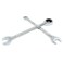 HARSKIYER 916 Inch Ratcheting Wrench Set 2 Pieces SAE Ratcheting Combination Wrench with 12 Point Design 72 Tooth Ratchet Spanner with Chrome Plating