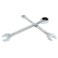 HARSKIYER 916 Inch Ratcheting Wrench Set 2 Pieces SAE Ratcheting Combination Wrench with 12 Point Design 72 Tooth Ratchet Spanner with Chrome Plating