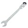 Hordion 21mm Ratcheting Combination Wrench 12 Point 72Tooth Flex Head Gear Wrench Box Ended Spanner Tool for Projects Repair