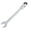 Hordion 21mm Ratcheting Combination Wrench 12 Point 72Tooth Flex Head Gear Wrench Box Ended Spanner Tool for Projects Repair