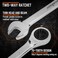 HORUSDY 24Piece Ratcheting Wrench Set Metric and SAE Ratchet Combination Wrenches Set with Organizer 72Tooth Chrome Vanadium Steel 618 mm 14 to 34 24Piece