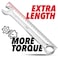 Jaeger 1 Inch Jumbo Combination Wrench with 15 Offset Box End HeavyDuty Metric Wrench with 12Point Box End HighStrength Steel Automotive Construction and Mechanical Applications