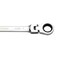 MAXPOWER 12mm Flexible Head Ratcheting Wrench Industrial Grade 72Tooth 5 Swing Forged CrV Steel 12Point FlexHead Metric