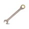 Meccion Combination Wrench 12 Inch SAE Open End Ratcheting Wrench Industrial Grade Gear Spanner with Grey Nickle Plated