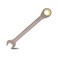 Meccion Combination Wrench 22mm Metric Open End Ratcheting Wrench Industrial Grade Gear Spanner with Grey Nickle Plated