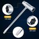 MetVot 3 Pack Chainsaw Wrench 13 by 19 mm 12x34 Chainsaw Tool Chainsaw Scrench Replacement Combination Screwdriver and Wrench T Wrench Spanner Tool 3