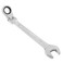 Piutouyar 19mm FlexHead Ratcheting Wrench Professional Metric Ratchet Wrench Combination Wrench Box Ended Spanner Tool for Projects Repair5 Movement and 72 Teeth 12 Point CRV