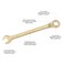 STARWORK GPlating Reversible Ratcheting Combination Wrench 19mm