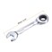 uxcell 10mm Stubby Ratcheting Combination Wrench Metric 72 Teeth 12 Point Box Ended Tools CRV