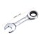 uxcell 17mm Stubby Ratcheting Combination Wrench Metric 72 Teeth 12 Point Box Ended Tools CRV