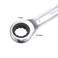uxcell 17mm Stubby Ratcheting Combination Wrench Metric 72 Teeth 12 Point Box Ended Tools CRV