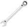 FOCMKEAS 1116 Inch Ratcheting Combination Wrench SAE 72 Teeth 12 Point Ratchet Box Ended and Open End Spanner Tools for Tight Space HeatTreated CRV