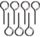 PAGOW 10 Pack 18 inch Standard Hex Dogging Key with Full Loop Allen Wrench Door Key for Push Bar Panic Exit Devices