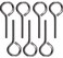 PAGOW 10 Pack 18 inch Standard Hex Dogging Key with Full Loop Allen Wrench Door Key for Push Bar Panic Exit Devices