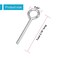 Vkinman 10 Pcs 532 Inch Allen Wrench Keychain Standard Hex Dogging Key wFull Loop 10pcs 532 inch