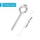 Vkinman 10 Pcs 532 Inch Allen Wrench Keychain Standard Hex Dogging Key wFull Loop 10pcs 532 inch