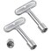 YUEARN 2 Pack 38Hydrant Key Upgrade Water Key for P1300PART13KEY Hydrant Key for Closing Tool for Wall Fire Hydrant Faucet Valves and Outdoor Hose Valves