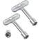 YUEARN 2 Pack 38Hydrant Key Upgrade Water Key for P1300PART13KEY Hydrant Key for Closing Tool for Wall Fire Hydrant Faucet Valves and Outdoor Hose Valves