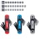 EFFICERE 25Piece Complete Folding Hex Key Wrench Set Metric 15mm 8mm SAE 564 14 Star T9 T40 CrV Steel Precise and Chamfered Tips 3 Pack AllPurpose Portable and Compact Allen Wrench Tools