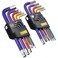 AMTOVL Allen Wrenches Sets 18PCS Hex Torx Key Set Long Ball End Allen Wrenches ColorCoded Metric 1510mm TORX T10T50