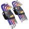 AMTOVL Allen Wrenches Sets 18PCS Hex Torx Key Set Long Ball End Allen Wrenches ColorCoded Metric 1510mm TORX T10T50