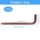 Auvotuis 12mm Hex Key Wrench Allen key Wrench L Shaped Wrench Hex Key Hexagon Head Replacement Small Hex Wrench for Repairing Bike Furniture