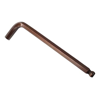 Bivethoi 1Pcs 14mm Hex Key Wrench L Shaped Ball End Allen Wrench L Shaped Extra Long Arm S2 Steel Repairing Tool
