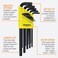 Bondhus 12137 Set of 13 Hex Lwrenches Long Length sizes 05038
