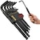 ELEAD 15Piece Metric Hex Key Allen Wrench Set with Extension Bar 12710 MM Long Arm Ball End Design HeatTreated S2 Steel