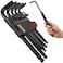 ELEAD 15Piece Metric Hex Key Allen Wrench Set with Extension Bar 12710 MM Long Arm Ball End Design HeatTreated S2 Steel