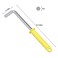 FOCMKEAS 17 mm Hex Key Allen Wrench Internal Hexagonal Wrench L Shaped Long Arm CRV Repairing Tool with Plastic Handle