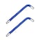 FOCMKEAS 2 PCS 10mm Ball End Hex Key Allen WrenchInternal Hexagonal Wrench L Shaped Long Arm S2 Steel Repairing ToolDeep Blue