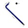 FOCMKEAS 2 PCS 10mm Ball End Hex Key Allen WrenchInternal Hexagonal Wrench L Shaped Long Arm S2 Steel Repairing ToolDeep Blue