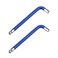 FOCMKEAS 2 PCS 10mm Ball End Hex Key Allen WrenchInternal Hexagonal Wrench L Shaped Long Arm S2 Steel Repairing ToolDeep Blue