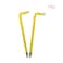 FOCMKEAS 2 PCS 4mm Ball End Hex Key Allen WrenchInternal Hexagonal Wrench L Shaped Long Arm S2 Steel Repairing ToolYellow
