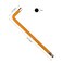 FOCMKEAS 2 PCS 5mm Ball End Hex Key Allen WrenchInternal Hexagonal Wrench L Shaped Long Arm S2 Steel Repairing ToolOrange