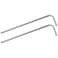 FOCMKEAS 2PCS T15 Long Tamper Proof Torx Key Bit Wrench Anti Tamper Star Screwdriver Security Bit Torque Repair Tool LShape Nickel Plated CRV Steel Extra Long Arm