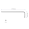 FOCMKEAS 2PCS T15 Long Tamper Proof Torx Key Bit Wrench Anti Tamper Star Screwdriver Security Bit Torque Repair Tool LShape Nickel Plated CRV Steel Extra Long Arm