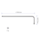 FOCMKEAS 2PCS T15 Long Tamper Proof Torx Key Bit Wrench Anti Tamper Star Screwdriver Security Bit Torque Repair Tool LShape Nickel Plated CRV Steel Extra Long Arm
