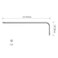FOCMKEAS 2PCS T27 Long Tamper Proof Torx Hex Key Bit Wrench Anti Tamper Star Screwdriver Security Bit Torque Repair Tool LShape Nickel Plated CRV Steel Extra Long Arm