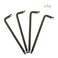 FOCMKEAS 4 PCS 15mm Ball End Hex Key Allen WrenchInternal Hexagonal Wrench L Shaped Long Arm S2 Steel Repairing ToolGrey