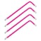 FOCMKEAS 4 PCS 2mm Ball End Hex Key Allen WrenchInternal Hexagonal Wrench L Shaped Long Arm S2 Steel Repairing ToolPeach