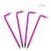 FOCMKEAS 4 PCS 2mm Ball End Hex Key Allen WrenchInternal Hexagonal Wrench L Shaped Long Arm S2 Steel Repairing ToolPeach