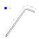 FOCMKEAS 4 PCS 316 Ball End Hex Key Allen Wrench SAE Internal Hexagonal Wrench L Shaped Long Arm Repairing Tool CRV