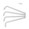 FOCMKEAS 4 PCS 316 Ball End Hex Key Allen Wrench SAE Internal Hexagonal Wrench L Shaped Long Arm Repairing Tool CRV