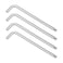 FOCMKEAS 4 PCS 316 Ball End Hex Key Allen Wrench SAE Internal Hexagonal Wrench L Shaped Long Arm Repairing Tool CRV
