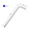 FOCMKEAS 4 PCS 332 Ball End Hex Key Allen Wrench SAE Internal Hexagonal Wrench L Shaped Long Arm Repairing Tool CRV