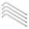FOCMKEAS 4 PCS 332 Ball End Hex Key Allen Wrench SAE Internal Hexagonal Wrench L Shaped Long Arm Repairing Tool CRV