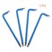 FOCMKEAS 4 PCS 3mm Ball End Hex Key Allen WrenchInternal Hexagonal Wrench L Shaped Long Arm S2 Steel Repairing ToolPale Blue